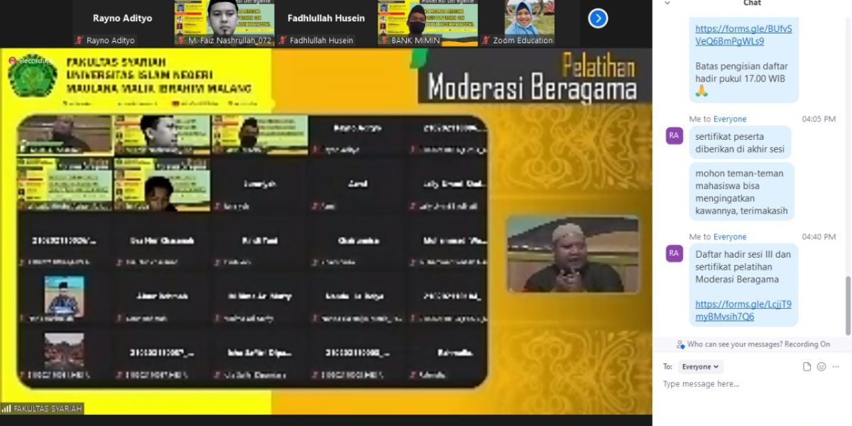 Bahas Moderasi Beragama Dalam Pembelajaran, Fakultas Syariah Gelar ...